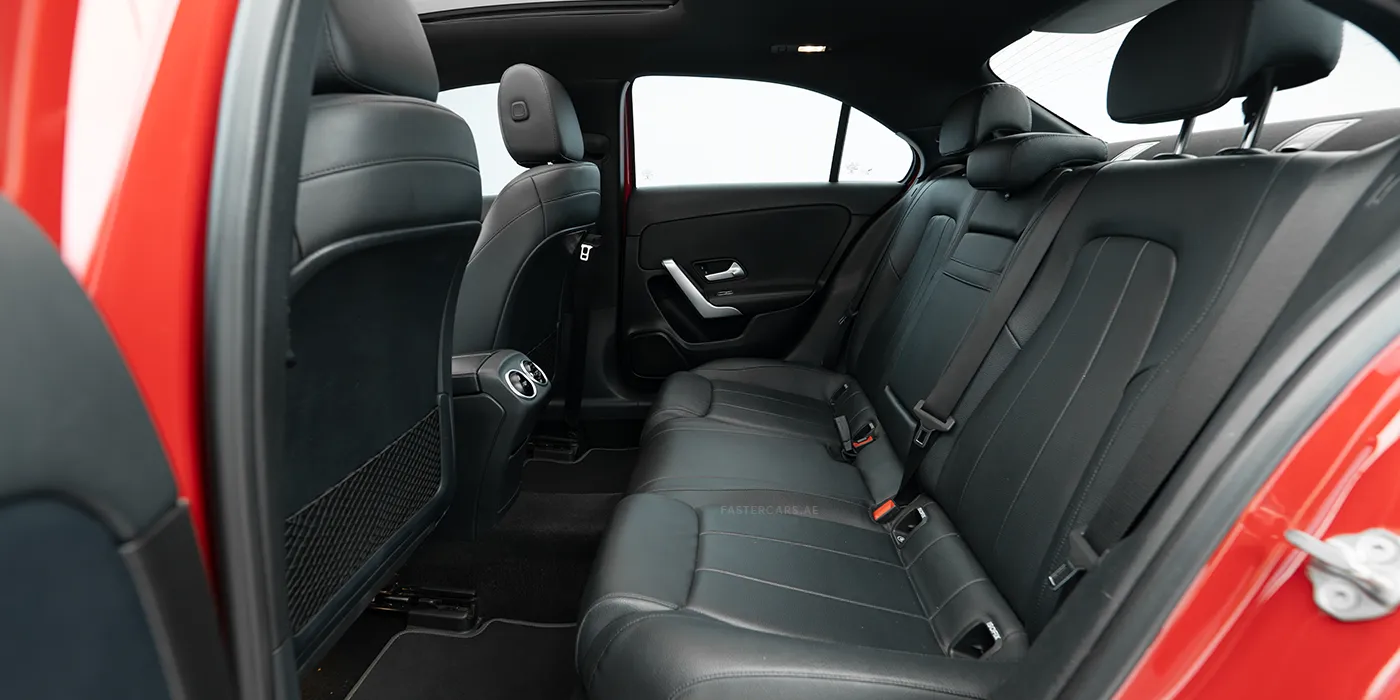 Mercedes A220 Red Interior